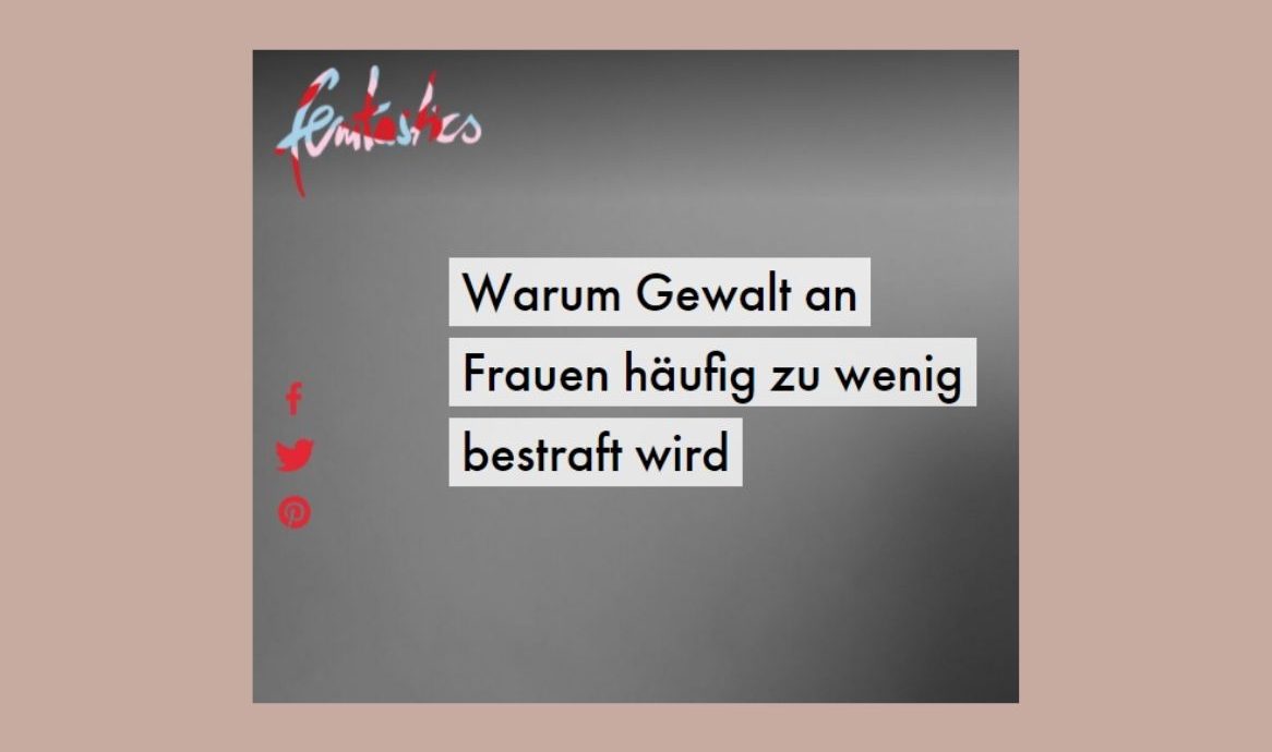 Warum Gewalt an Frauen häufig zu wenig bestraft wird